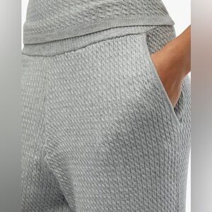 NWT WeWoreWhat Cable Knit Wide Leg Pull On Pant